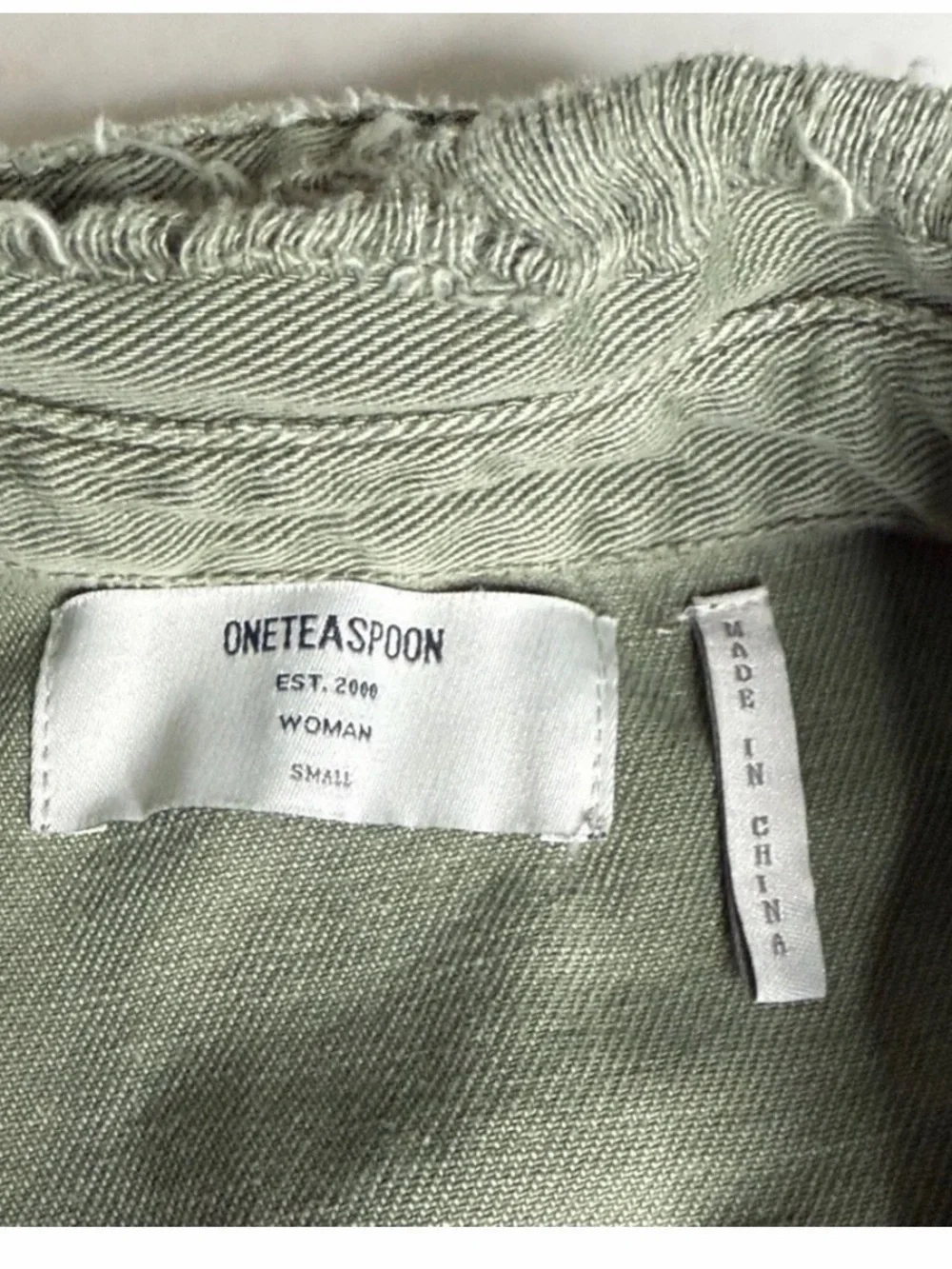 One Teaspoon Sz S Super Khaki Utility Belted Jumpsuit 100% Cotton - Picture 7 of 9